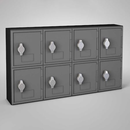 United Visual Products Sliding Door Indoor Enclosed Corkboard, 7 UV9010ACS-BLACK-RUBBER